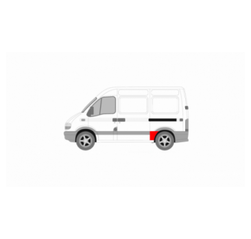 RENAULT MASTER 98- REAR RIGHT FENDER REPAIR