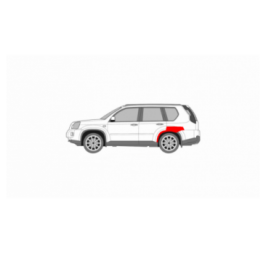 OPRAVA ĽAVÉHO ZADNÉHO BLATNÍKA NISSAN X-TRAIL 07-14