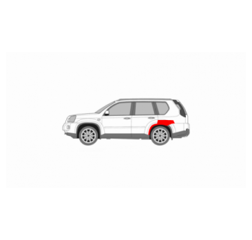 NISSAN X-TRAIL 07-14 REAR LEFT FENDER REPAIR