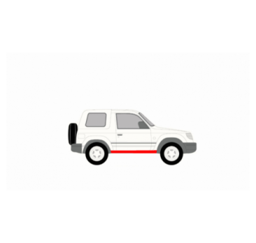 THRESHOLD / THRESHOLD REPAIR MITSUBISHI PAJERO 82-92