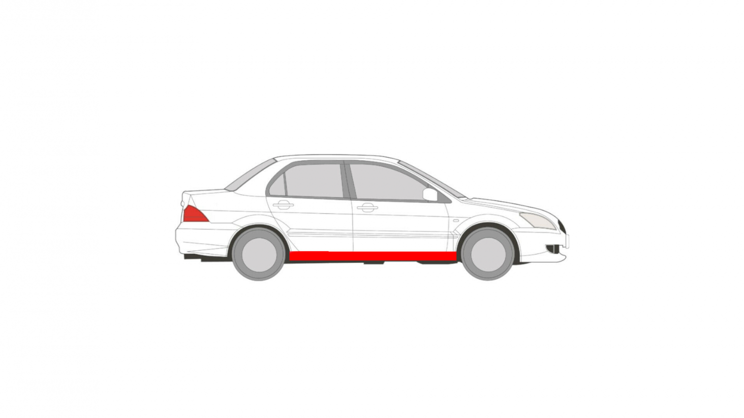 KÜSZÖB JAVÍTÁS MITSUBISHI LANCER 03-08