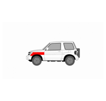 MITSUBISHI PAJERO PININ LEFT FENDER REPAIR KIT