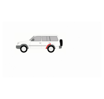 MITSUBISHI PAJERO 91-01 SÁRVÉDŐ JAVÍTÓBURKOLAT BAL OLDAL (ELSŐ RÉSZ)