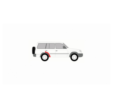 OPRAVNÁ SADA PRAVÉHO BLATNÍKA PRE MITSUBISHI PAJERO 91-01 (PREDNÝ ČASŤ)