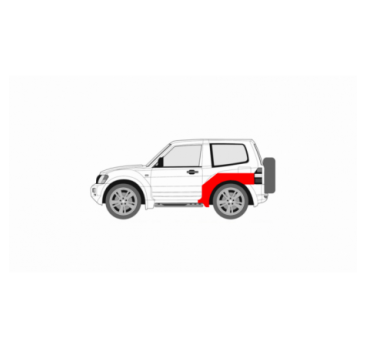 MITSUBISHI PAJERO 00-06 3D FENDER COVER RIGHT