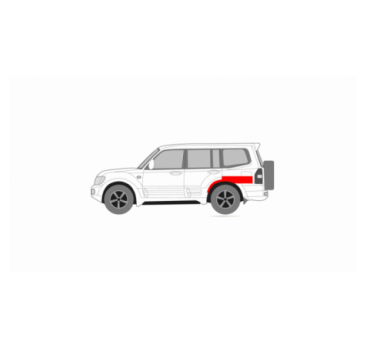 MITSUBISHI PAJERO 00-06 5D SÁRVÉDŐ JAVÍTÓ BAL OLDALI