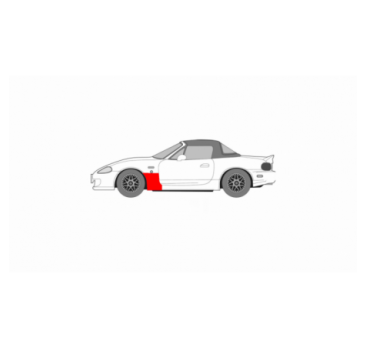 MAZDA MX-5 98-05 JOBB ELSŐ SÁRVÉDŐ JAVÍTÓKÉSZLET