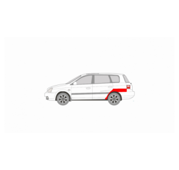 KIT REPARAȚIE ARIPA STÂNGA SPATE KIA CARENS 02-06