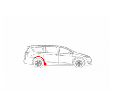 CHRYSLER PACIFICA 03-07 REAR FENDER RIGHT