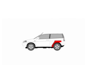 HONDA HR-V 99-05 KRYT ZADNÉHO BLATNÍKA 3D PRAVÝ