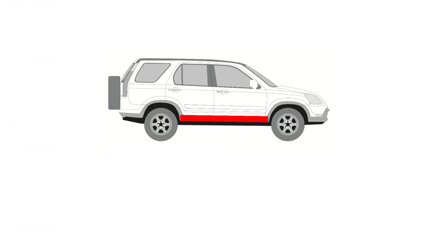 OPRAVA DVERÍ HONDA CR-V II 01-06