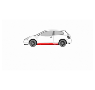 HONDA CIVIC 01-05 PRAG UȘĂ 3D STÂNGA