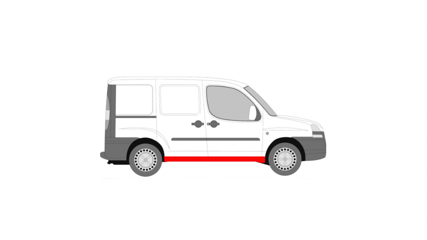 PRAH / OPRAVA PRAHOV FIAT DOBLO 01-10