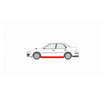 OPRAVA PRAVÉHO PRAHOVÉHO NÁRAZNÍKA SUBARU IMPREZA 92-00