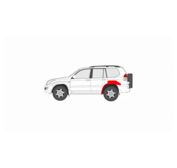 TOYOTA LAND CRUISER 03-10 J120 ĽAVÝ ZADNÝ BLATNÍK