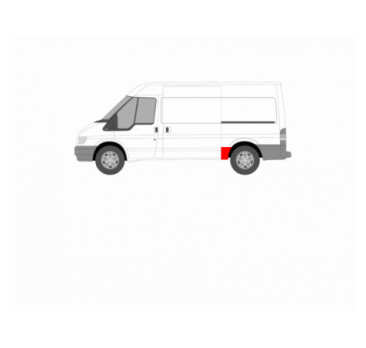 FORD TRANSIT 00-13 JOBB HÁTSÓ SÁRVÉDŐ JAVÍTÁS