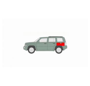 JEEP PATRIOT 06- REAR RIGHT FENDER COVER