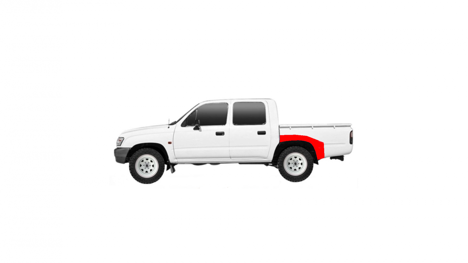 TOYOTA HILUX 01-05 JOBB HÁTSÓ SÁRVÉDŐ JAVÍTÓKÉSZLET