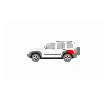 JEEP CHEROKEE 01-08 KJ FENDER REPAIR KIT LEFT