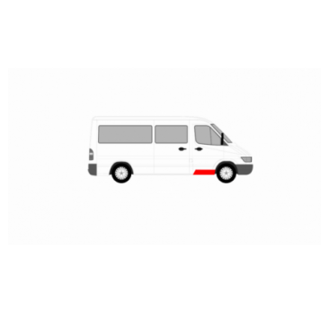 MERCEDES SPRINTER/ VOLKSWAGEN LT 96-05 FÜLKE LÉPCSŐ GARANTÉL JOBB OLDALI