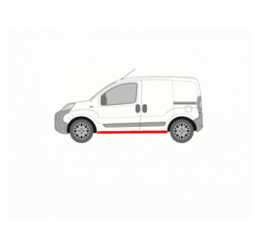 FIAT FIORINO 07- BAL OLDALI AJTÓ JAVÍTÓKÉSZLET