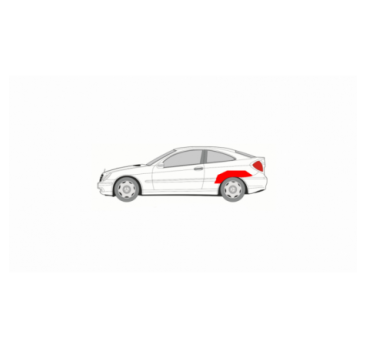 MERCEDES C SPORTCOUPE FENDER COVER UPPER LEFT