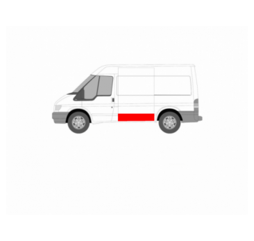 ĽAVÝ BOČNÝ KRYT FORD TRANSIT 00-13