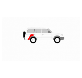 MITSUBISHI PAJERO 91-01 OPRAVNÝ KRYT BLATNÍKA ĽAVÝ (ZADNÁ ČASŤ)