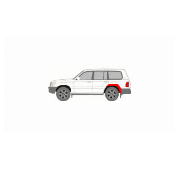 OPRAVNÁ SADA ZADNÉHO BLATNÍKA ĽAVÝ PRE TOYOTA LAND CRUISER