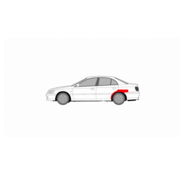 OPRAVA ĽAVÉHO ZADNÉHO BLATNÍKA HONDA ACCORD 98-02