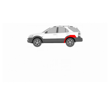 REPARAȚIE ARIPA SPATE STÂNGĂ KIA SORENTO 02-09