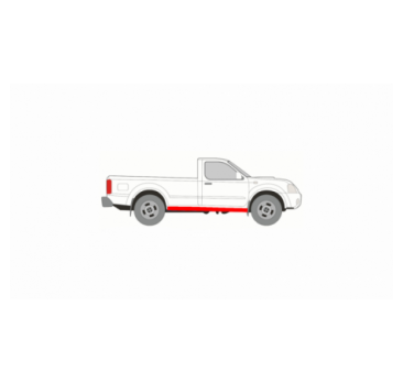 NISSAN NAVARA D22 98-05 OPRAVA BOČNÉHO DIELU 2D