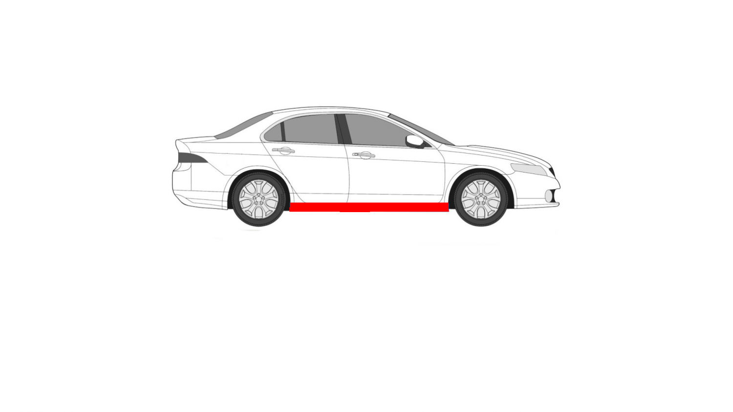 OPRAVA BOČNÝCH ČASTI PRE HONDA ACCORD 02-08 SDN / KOMBI