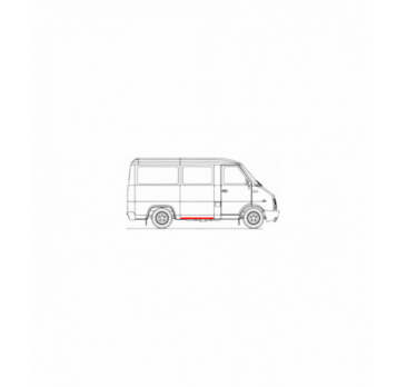 SIDE DOOR GUIDE / TROUGH DAEWOO LUBLIN