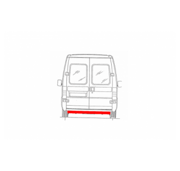 ZADNÝ PÁS S PODLAHOU FIAT DUCATO 94-06