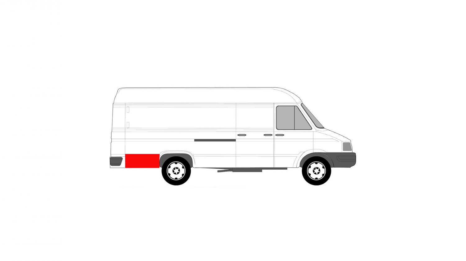 ZADNÝ KRYT BLATNÍKA IVECO DAILY 78-99 LONG ZADNÝ KRYT BLATNÍKA IVECO DAILY 78-99 LONG