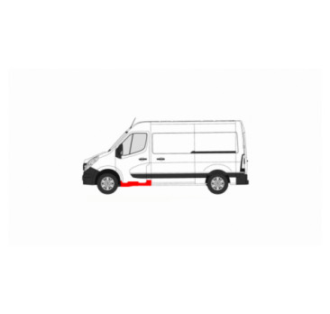 RENAULT MASTER 10 - PRAH PREDNÝCH ĽAVÝCH DVERÍ