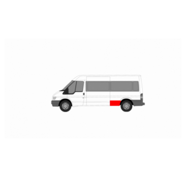 FORD TRANSIT 00-13 REAR LEFT FENDER IN FRONT OF THE RECESS
