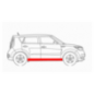 Bal/jobb oldali küszöb javítókészlet, alsó rész, KIA SOUL 08-13 Bal/jobb oldali küszöb javítókészlet, alsó rész, KIA SOUL 08-13