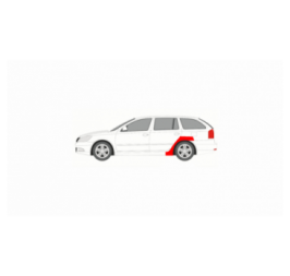 SKODA OCTAVIA II 04-13 REAR RIGHT MUDGUARD