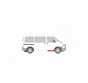 VNÚTORNÉ PREDNÉ DVERE ĽAVÉ/PRAVÉ VOLKSWAGEN TRANSPORTER T4 90-03, CARAVELLE T4 90-03