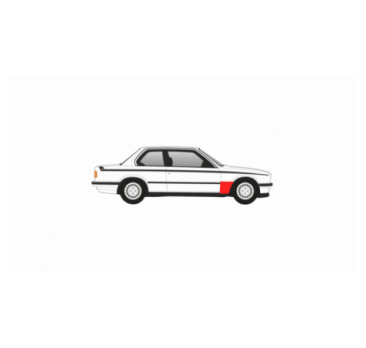 BMW 3 (E30) 82-93 REPERATURKA BŁOTNIKA PRZÓD PRAWA