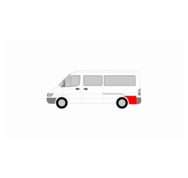 MERCEDES SPRINTER/ VOLKSWAGEN LT 95-06 SÁRVÉDŐ A KERÉK MÖGÖTT BAL HÁTSÓ