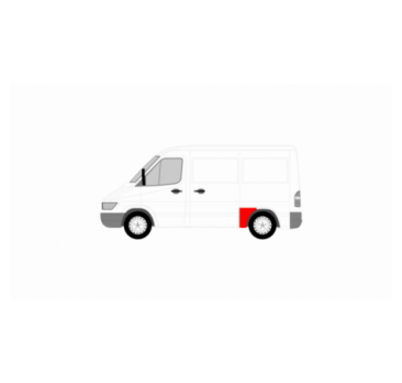 MERCEDES SPRINTER 95-06 JOBB HÁTSÓ SÁRVÉDŐ