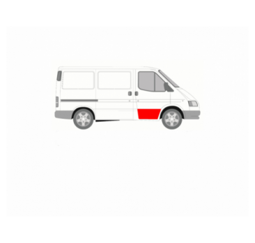 FRONT DOOR TRIM REPAIR KIT LOW RIGHT FORD TRANSIT 85-00