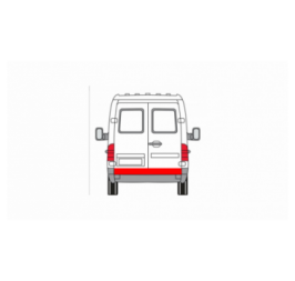 NÍZKY OBLOŽNÝ PANEL ZADNÝCH DVERÍ 14 CM Ľ/P MERCEDES SPRINTER 95-00, LT 96-05