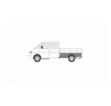 VOLKSWAGEN T4 90-03 ZADNÝ ROH KABÍNY DVOJITÁ KABÍNA / DOKA / PRAVÝ