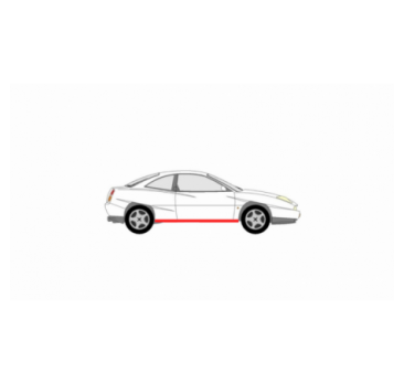 Opravný panel prahu ľavý/pravý, spodná časť, FIAT COUPE 93-00