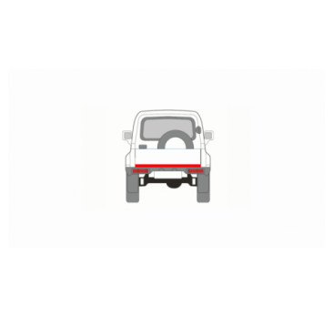 Rear inner sill SUZUKI SAMURAI 81-