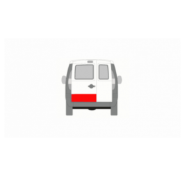 Javítókészlet hátsó ajtóburkolathoz, bal oldali, FIAT DOBLO 01-10